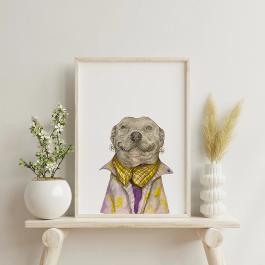 Goodest Girl Dog Print, dog lovers, dog art, home decor, pet parent