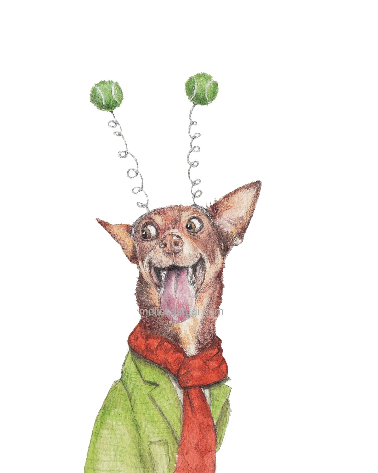 Happy Dog Print, Dog parent, Funny dog, chihuahua art, pet parent, dog