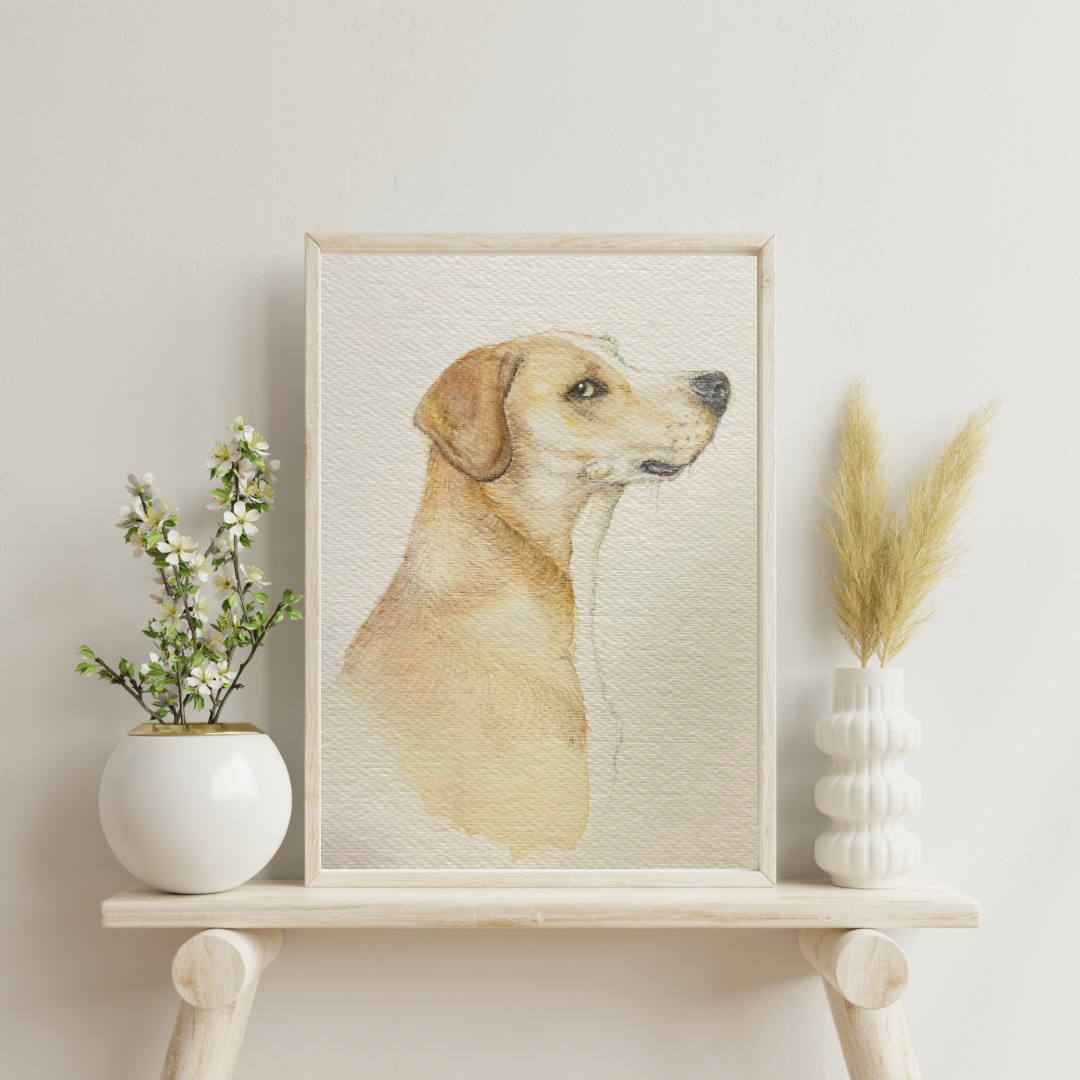 Watercolor Pet Portrait Custom Painting Animal , Dog Portrait from Photo, Cat Portrait from Photo, Pet Memorial Gift, Pet Loss, Pet Memorial
