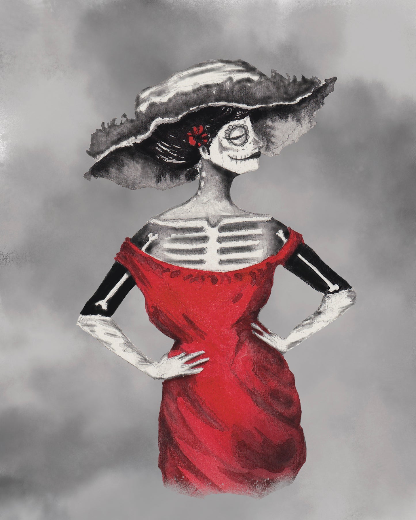 Dia De Los Fancy Printable Wall art Free Digital Print