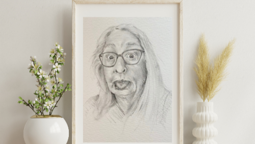 Custom Hand Drawn Portrait from Photo, Personalized Wall Art Portrait, hand drawn portraits, custom pencil, personalized gift