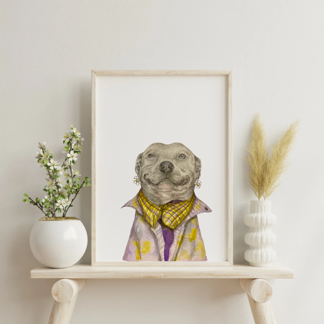 Watercolor Pet Portrait Custom Painting Animal , Dog Portrait from Photo, Cat Portrait from Photo, Pet Memorial Gift, Pet Loss, Pet Memorial