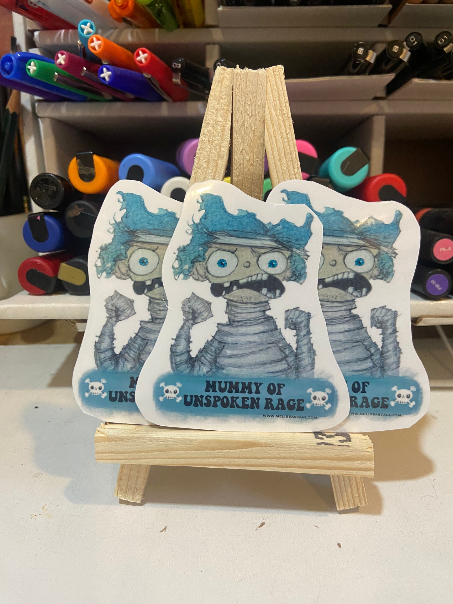 Menopause Mayhem Sticker, Mummy of Unspoken Rage Sticker Journal, Sticker Laptop Sticker, women Sticker