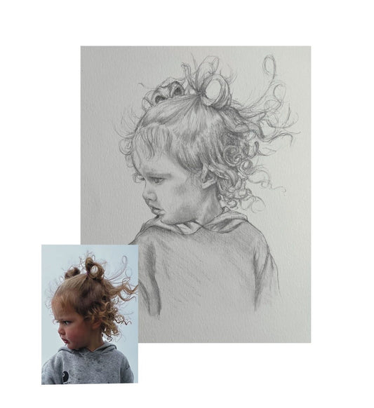 ✏️ Custom Pencil Memorial Portraits – 25% Off for the Holidays