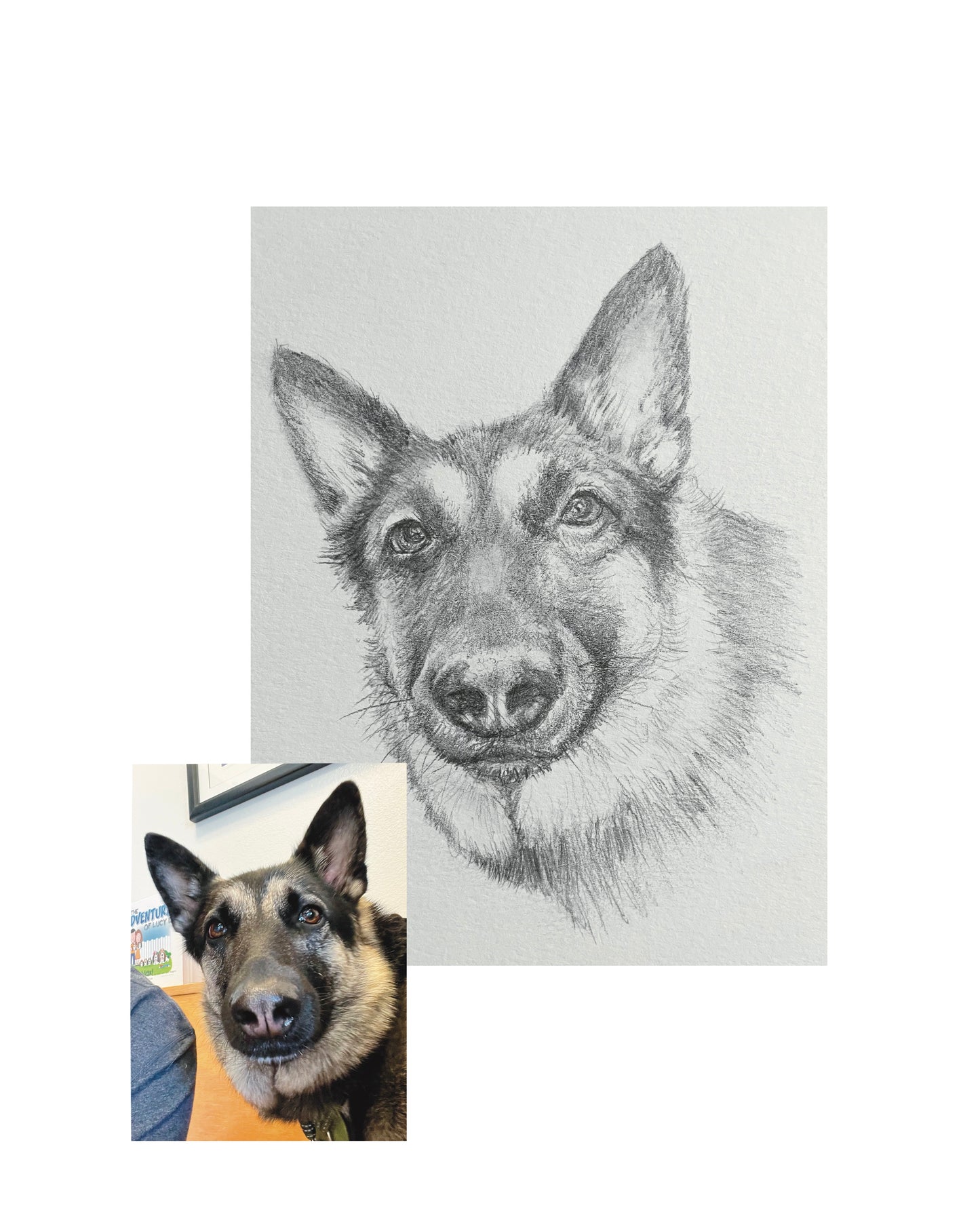 Commission Hand Drawn Pencil Art/Drawing