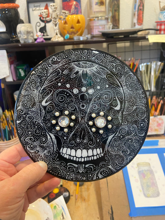 Spooky Special Sale - Skull Art Mixed Media