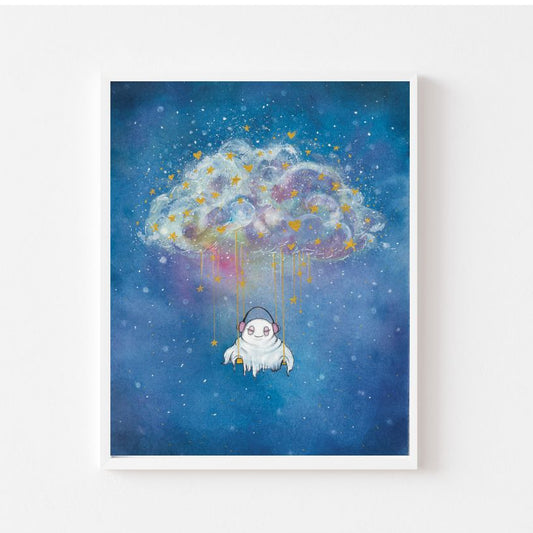 Haunting Beats, Hot Ghoul Summer, Spooky Art Decor, Halloween Decor Ghost Friends, Summerween