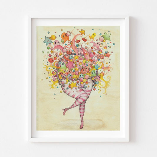 Halloween Cauldron Print, Halloween decor,  halloween art print, trendy halloween wall art