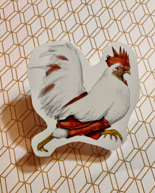 Chicken Pants Sticker
