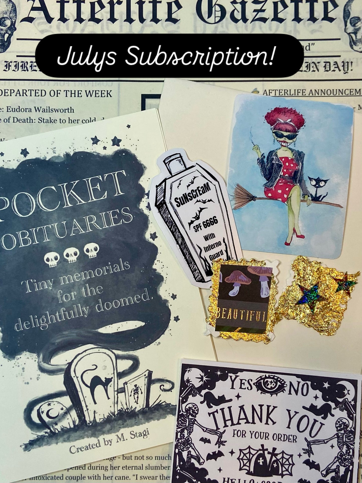 The Spooky Snail Mail Club Tier 1