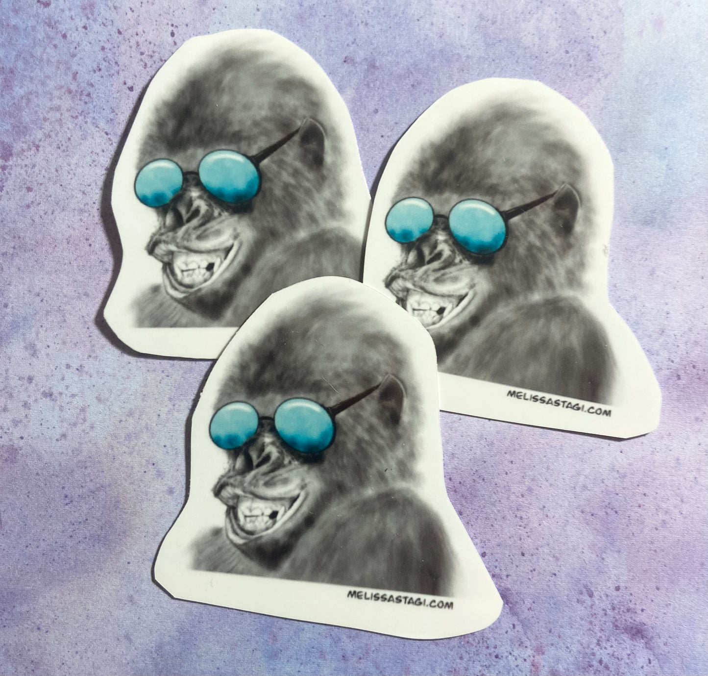Cool Gorilla Sticker Sunglasses Gorilla