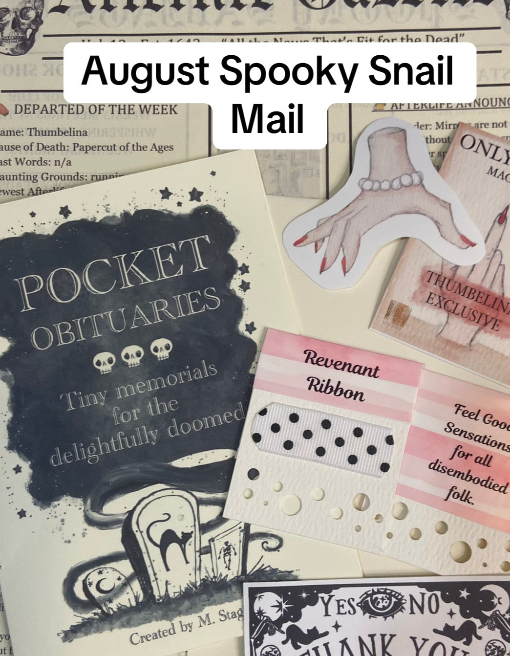 Past Editions - The Spooky Snail Mail Club