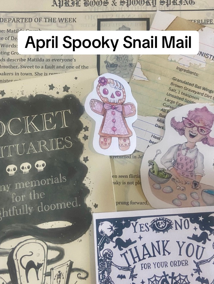 The Spooky Snail Mail Club Tier 1