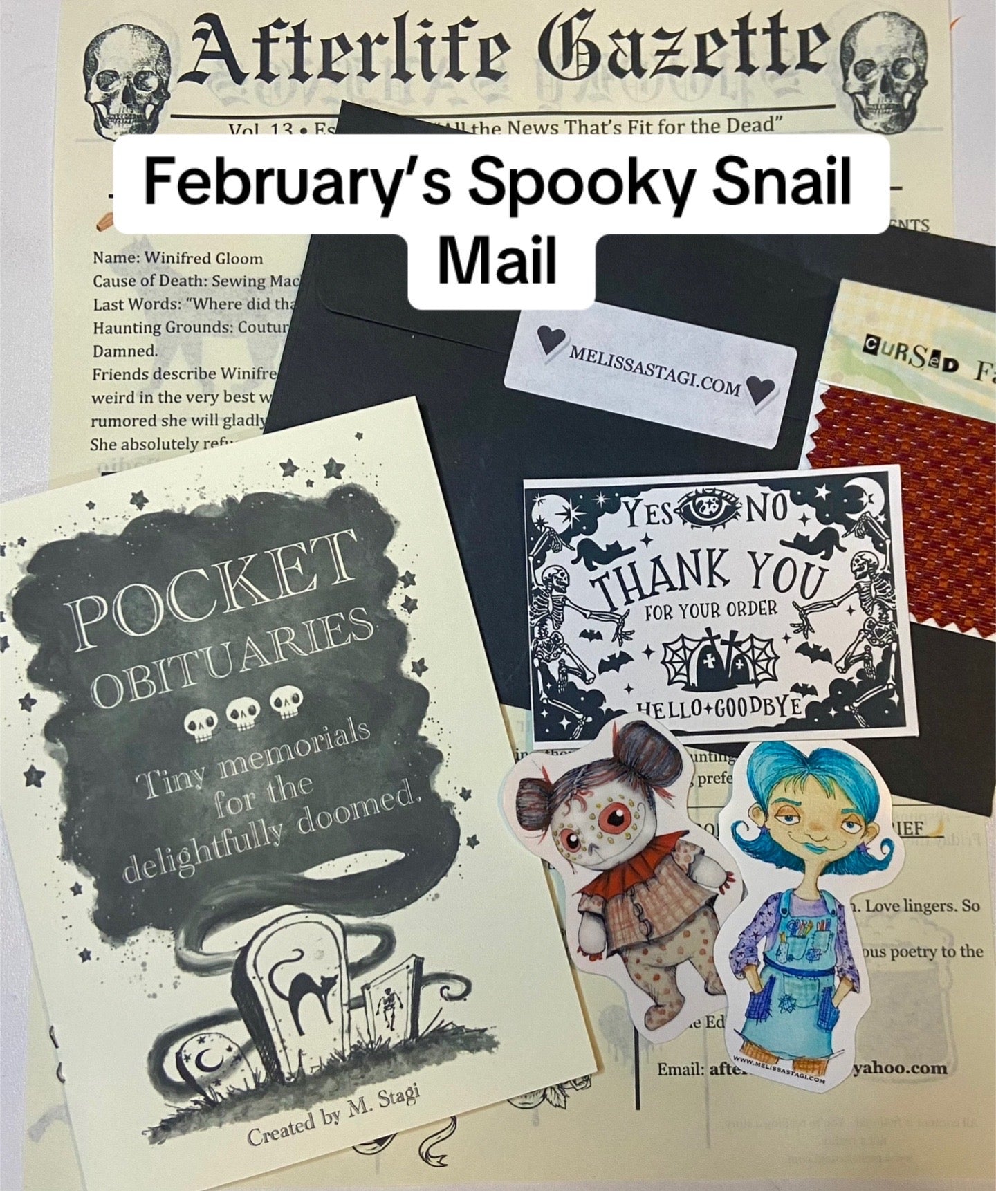 The Spooky Snail Mail Club Tier 1