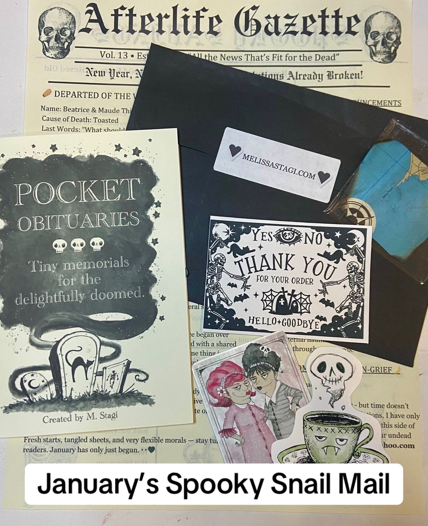 The Spooky Snail Mail Club Tier 1