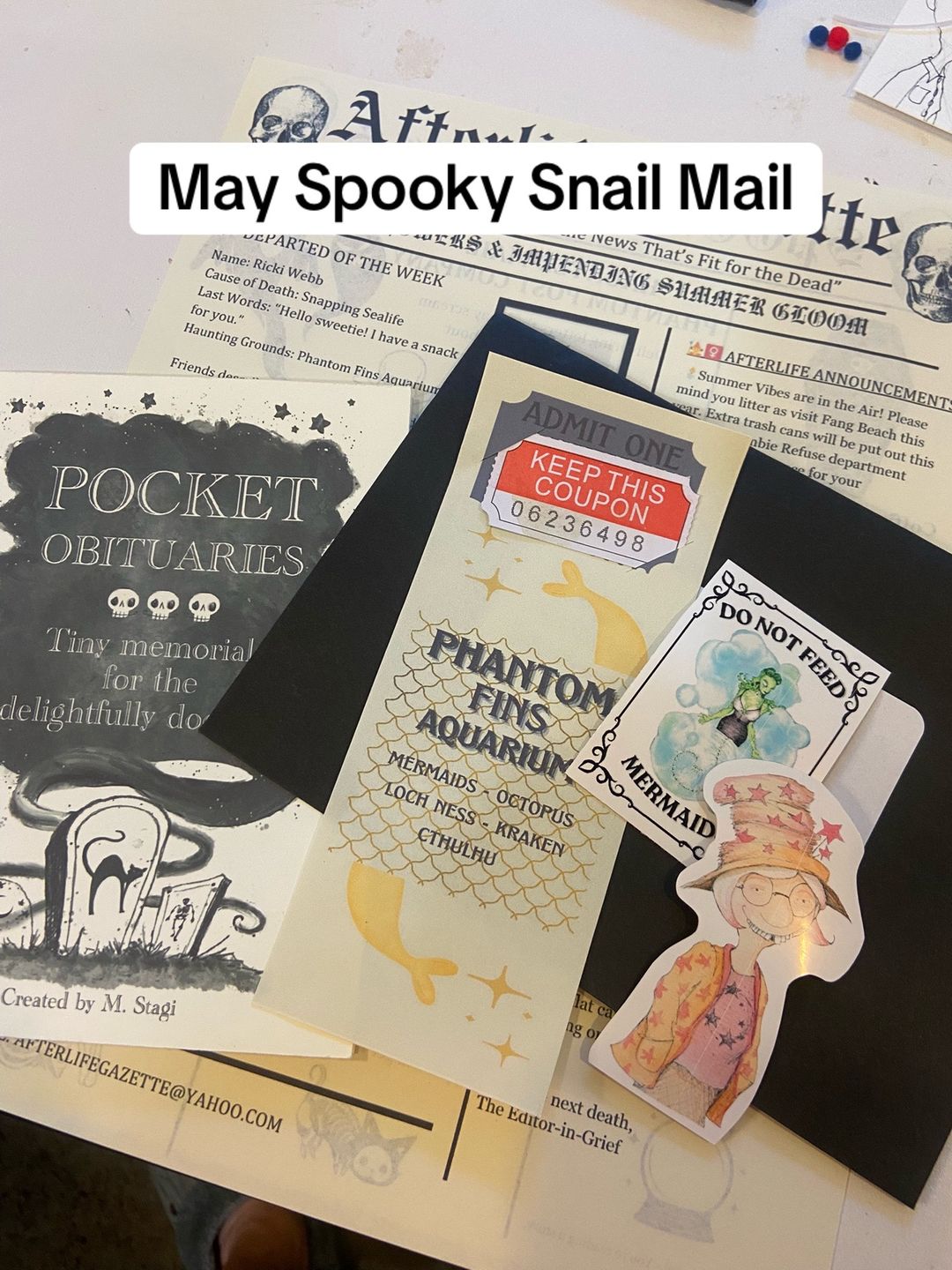 The Spooky Snail Mail Club Tier 1