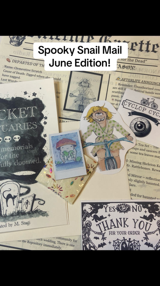 The Spooky Snail Mail Club Tier 1