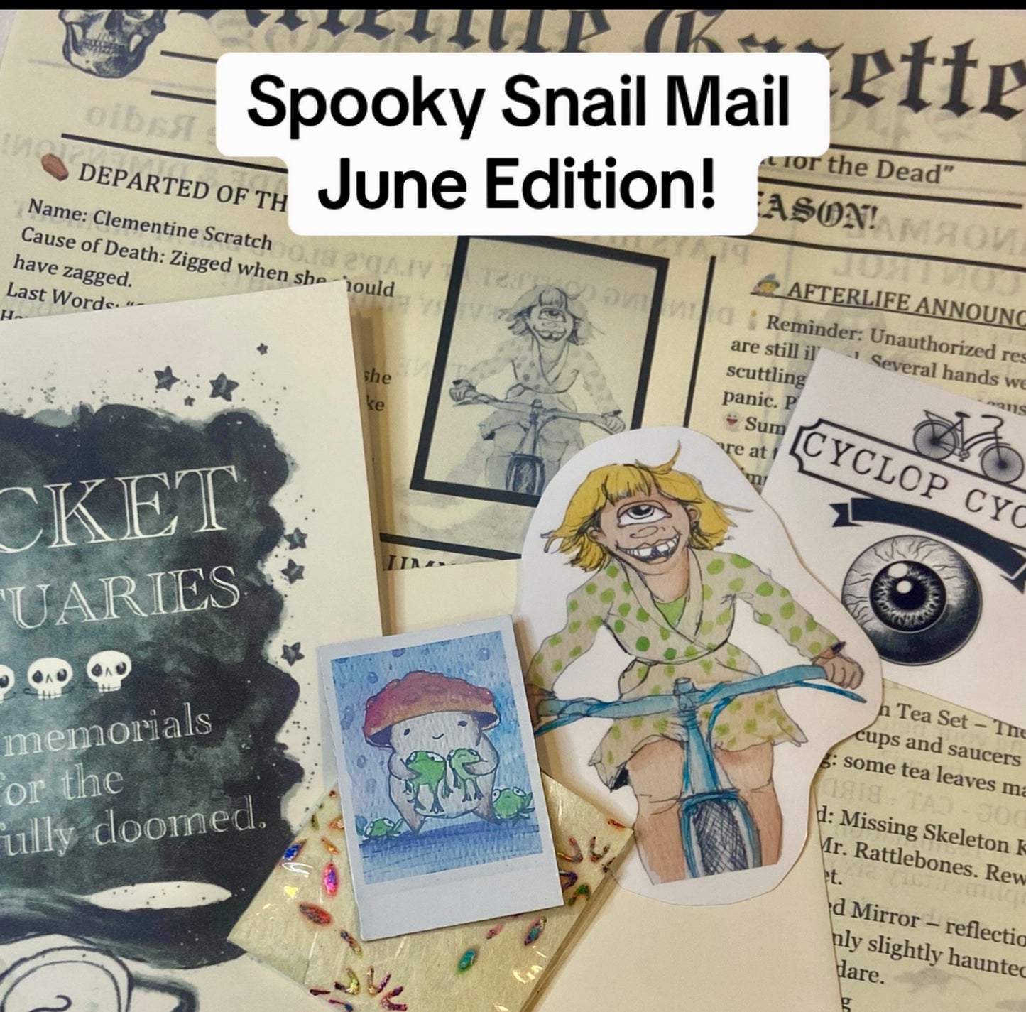 Past Editions - The Spooky Snail Mail Club