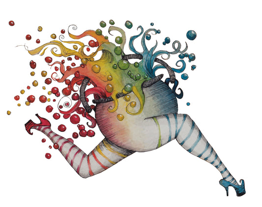 Rainbow Cauldron Art Printable Art, Printable Wall art Free Digital Print